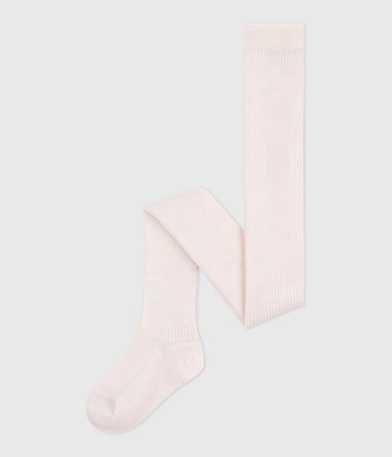 Children's woollen tights FLEUR pink