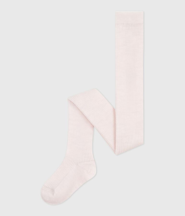Children's woollen tights pink