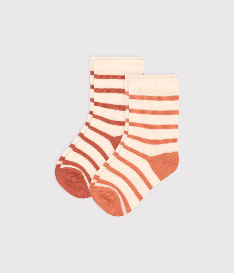 Babies' Stripy Socks - 2-Pack multicolor