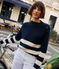 Women's cotton jumper SMOKING blue/AVALANCHE