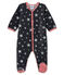 Baby Boys' Velour Sleepsuit CAPECOD grey/ARGENT grey