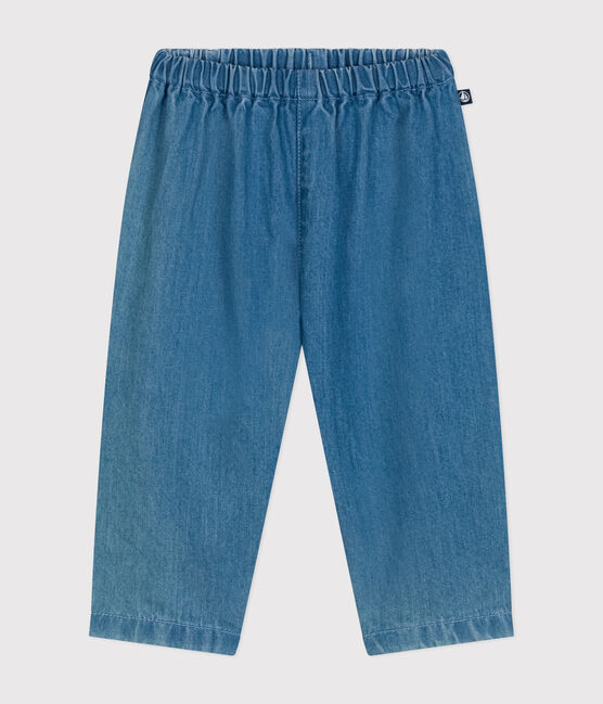 Babies' Light Denim Trousers DENIM CLAIR blue