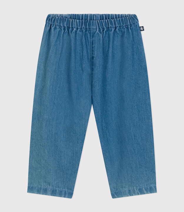Babies' Light Denim Trousers blue