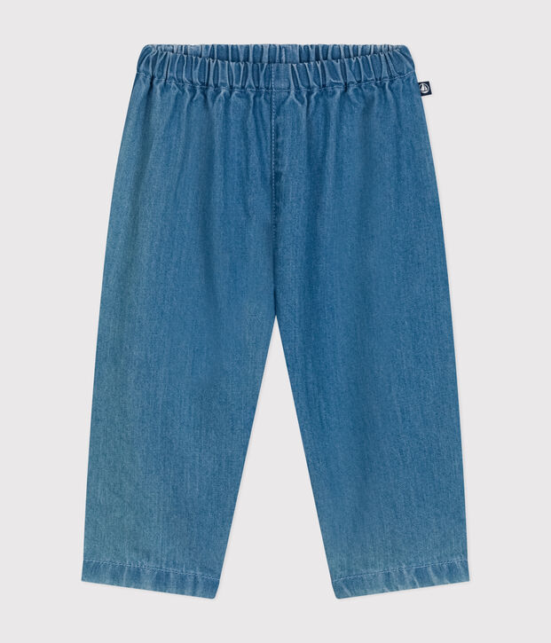 Babies' Light Denim Trousers blue