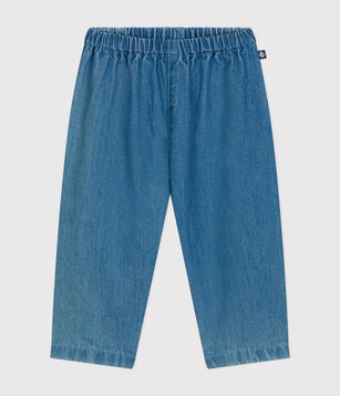 Babies' Light Denim Trousers blue