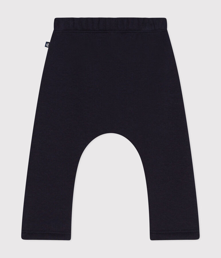 Babies' soft, warm fleece trousers blue