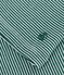 Women's long-sleeved stripy cotton T-shirt green/white