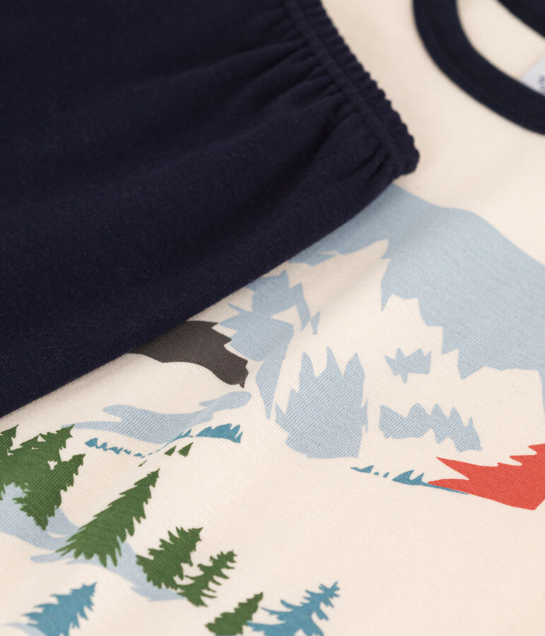 Children's Unisex Cotton Pyjamas blue/multicolor