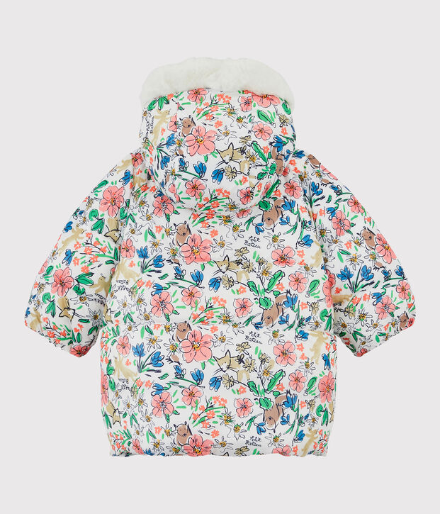 Babies' Quilted Jacket white/multicolor