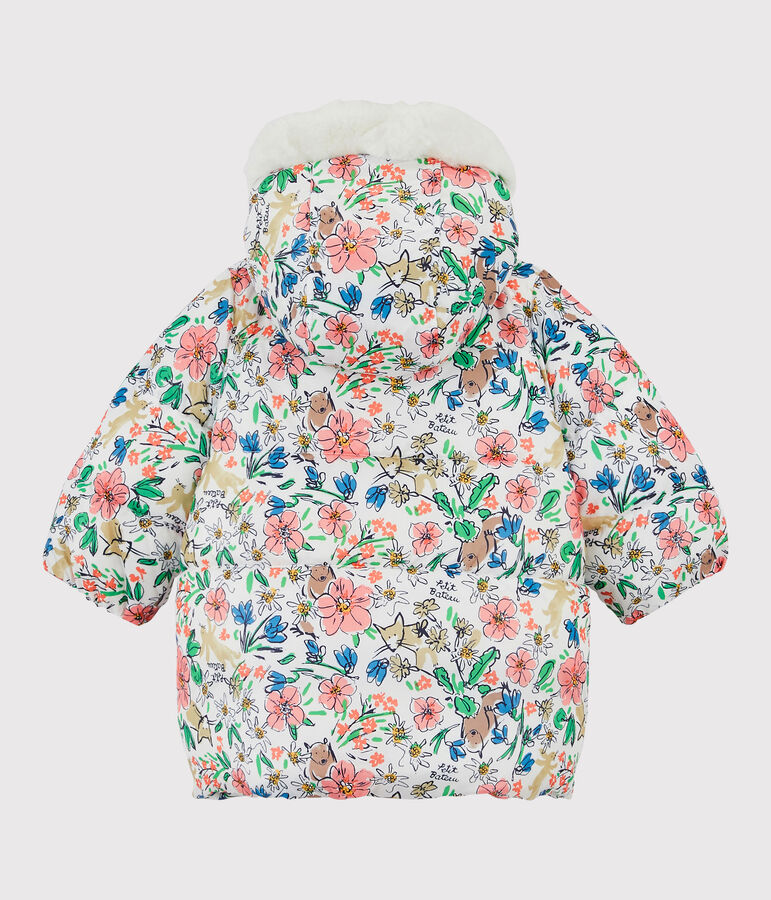 Babies' Quilted Jacket white/multicolor