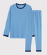Unisex Pinstriped Ribbed Pyjamas