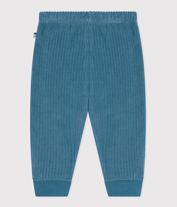 Babies' Velour Trousers blue
