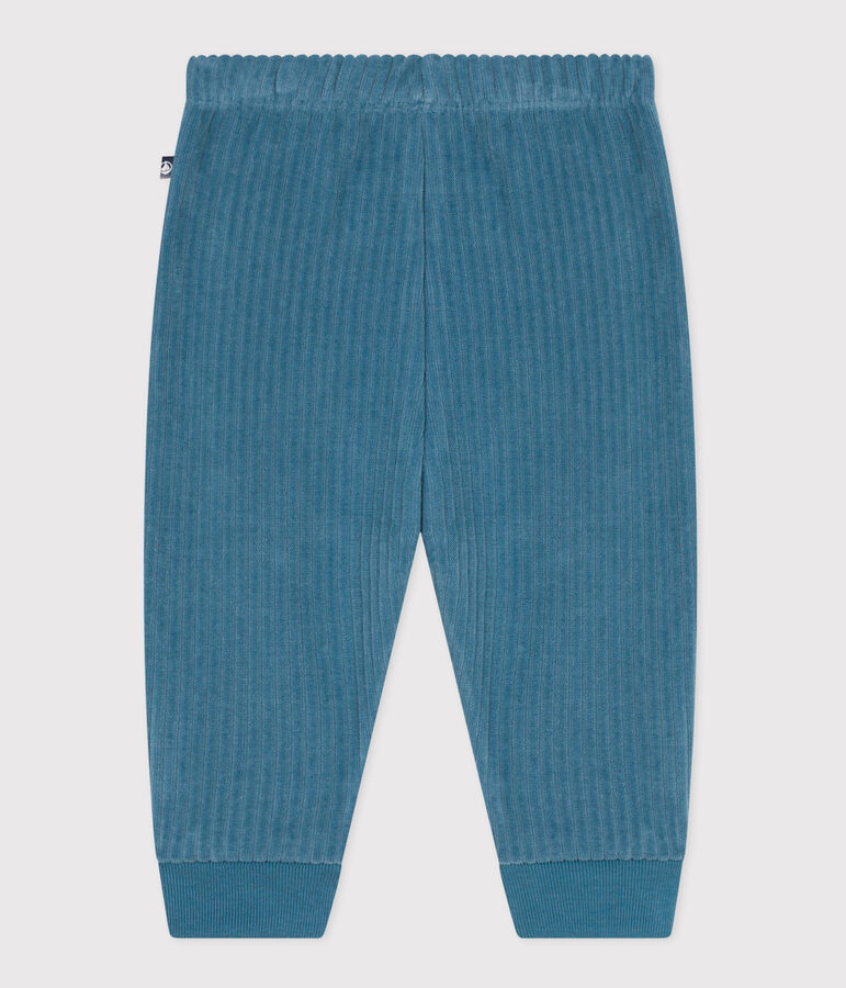 Babies' Velour Trousers blue