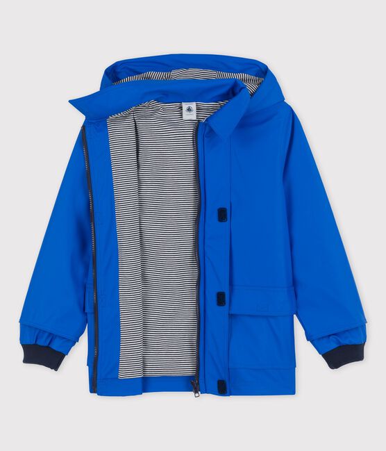 CHILDREN'S UNISEX ICONIC RECYCLED RAINCOAT DELFT blue