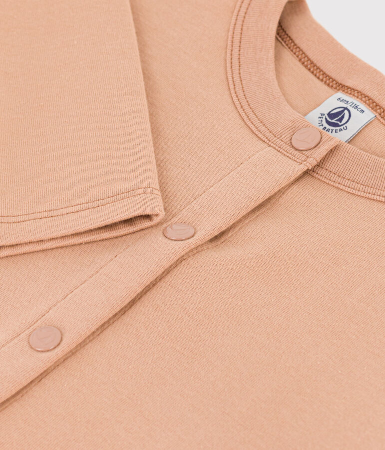 Girls' Cotton Cardigan beige