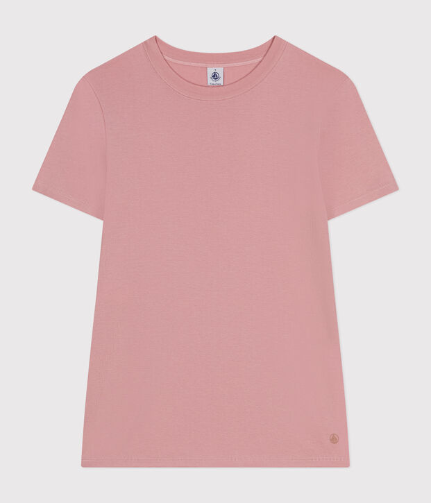 Women's Iconic T-shirt in plain cotton pink