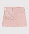 Little girls' velour skirt SALINE pink