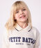 Children's printed cotton sweatshirt MILK Ecru