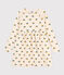 Robe manches longues en tubique imprimé enfant fille AVALANCHE white/MULTICO