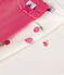 Babies' short-sleeved floral cotton bodies - 3-pack variante 1