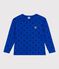 Children's long-sleeved printed cotton T-shirt OLYMPIC+SOIR blue