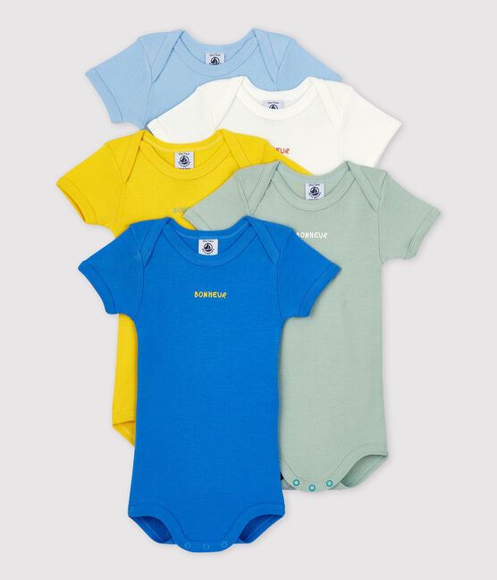 Short-Sleeved Cotton Bodysuits - 5-Pack variante 1