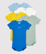 Short-Sleeved Cotton Bodysuits - 5-Pack