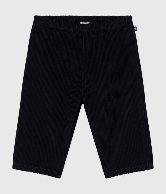 Babies' corduroy trousers SMOKING blue