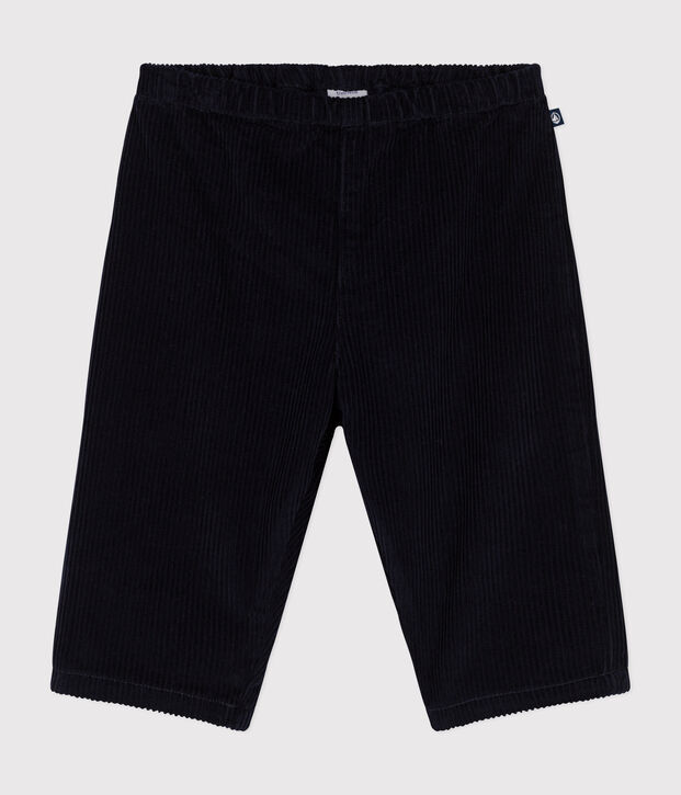 Babies' corduroy trousers blue