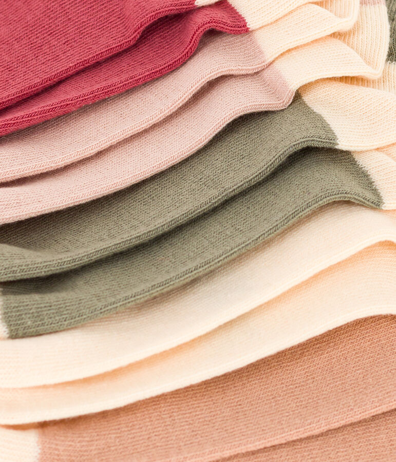 Children's Cotton Jersey Plain Socks - Pack of 5 variante 1