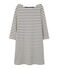 Robe marinière femme en jersey lourd COQUILLE beige/SMOKING blue