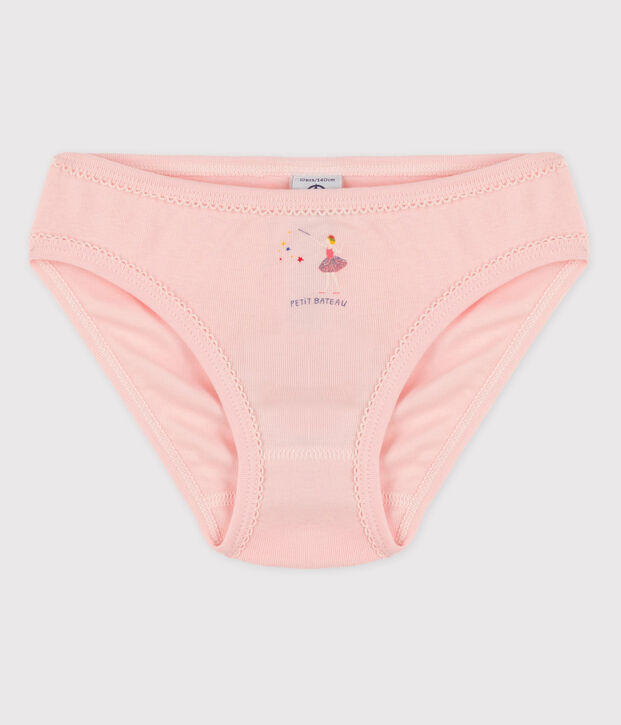 Girls' Cotton Briefs pink
