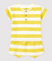 Babies' Jersey Striped Clothing - 2-Piece Set ORGE yellow/MARSHMALLOW white