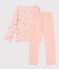 Pyjama  en velours white/pink/multicolor