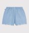 Children's plain cotton shorts blue