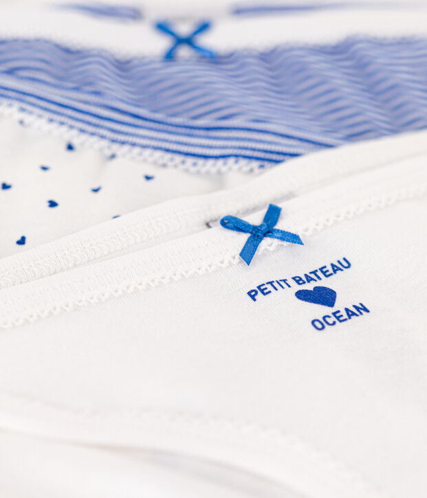 Girls' Cotton Briefs - 3-Pack multicolor