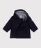 Babies' pea coat in plain woollen broadcloth SMOKING