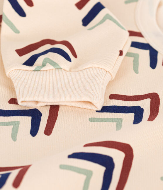 Children's Printed Fleece Sweatshirt AVALANCHE white/MULTICO
