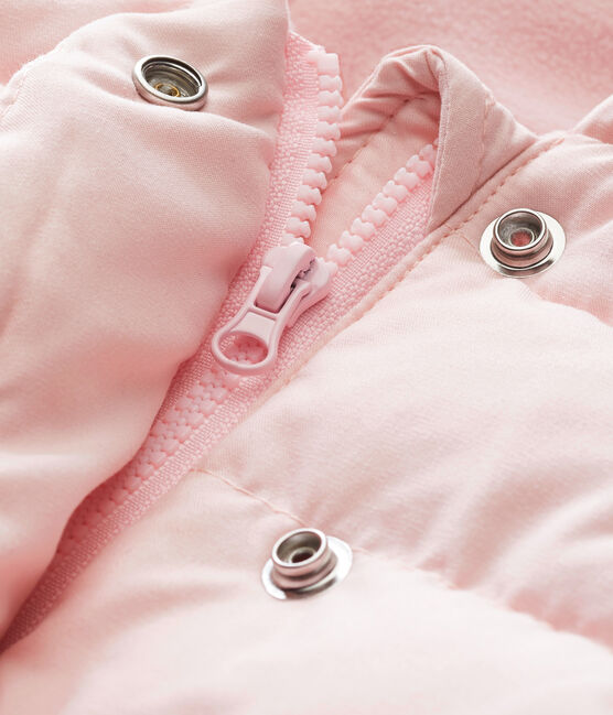 Baby girl's padded microfibre jacket JOLI pink
