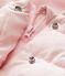 Baby girl's padded microfibre jacket JOLI pink