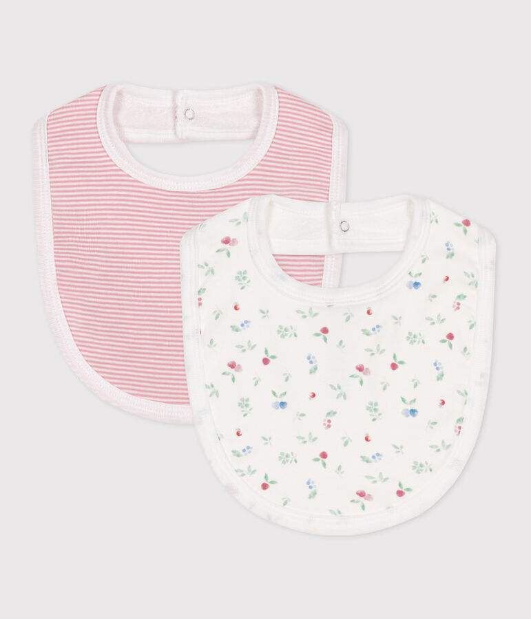 Printed cotton baby bibs - 2-Pack variante 1