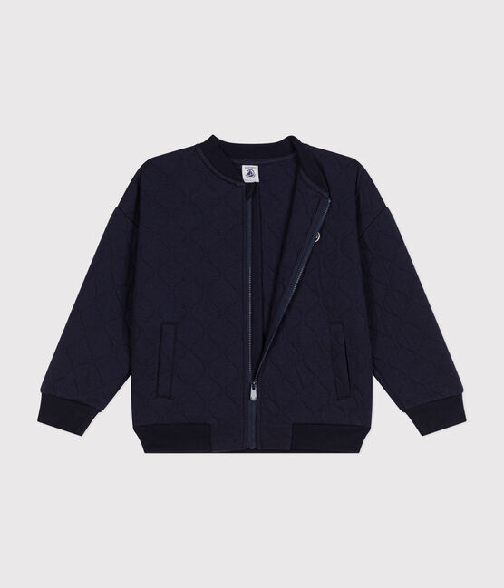 Boys' tube knit sweatshirt SMOKING blue