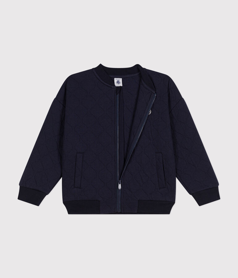 Boys' tube knit sweatshirt SMOKING blue