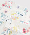 Girls' Floral Velour Pyjamas MARSHMALLOW white/MULTICO white