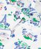 Children's buttoned Paris print cotton pyjamas white/multicolor