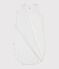 Babies' 0.5 TOG floral cotton sleeping bag MARSHMALLOW white/MULTICO white