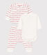 Babies' Organic Jacquard Clothing - 3-Piece Set