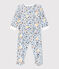 Babies' Terry Pyjamas MARSHMALLOW white/MULTICO white