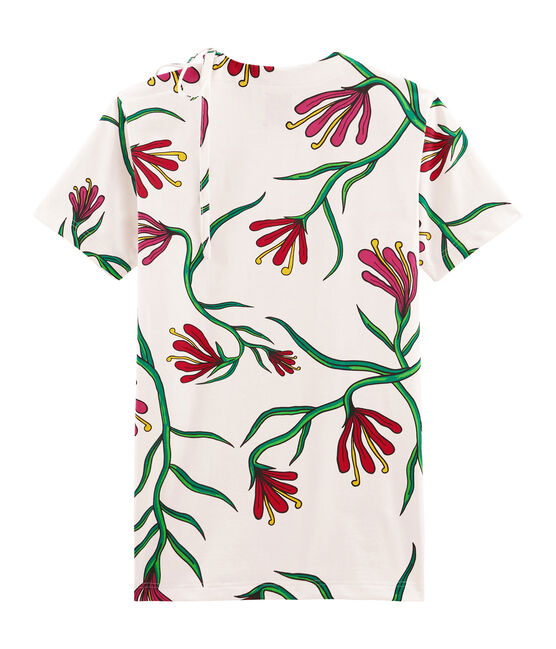 Short-Sleeved Dress MARSHMALLOW white/MULTICO white
