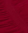 Girls' long-sleeved dress in plain velvet CORRIDA red